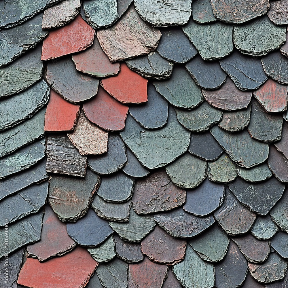 Slate Roof Texture: A Close-Up View of Architectural Detail Slate Roof Texture: A Close-Up View of Architectural Detail