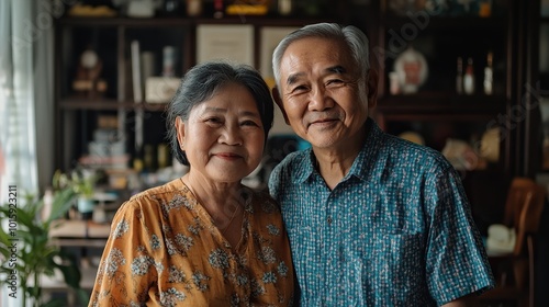 portrait of senior couple