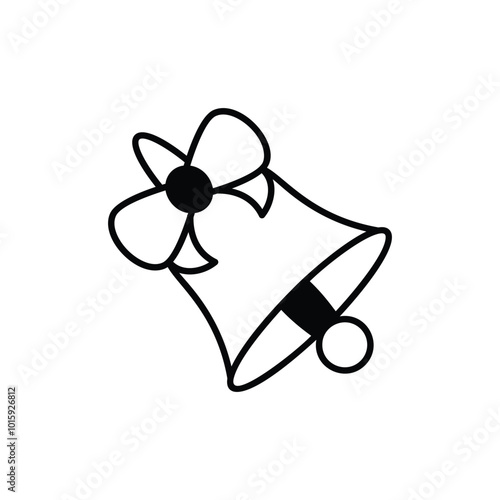 Jingle Bell vector icon