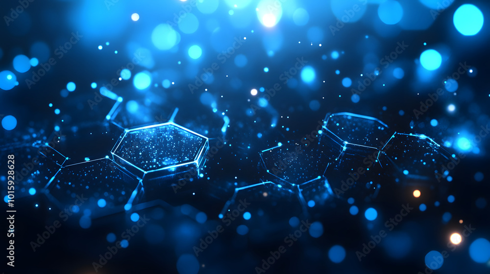 Obraz premium light, technology, digital, star, energy, illustration, vector, futuristic, explosion, design, text, network, glowing, computer, blue, word, space, magic, line, christmas, lights, art, backdrop, lines