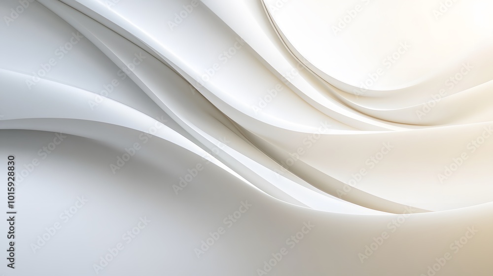 Abstract Wave Background. Minimal White Geometric Wallpaper. Abstract Wave Background. Minimal White Geometric Wallpaper.