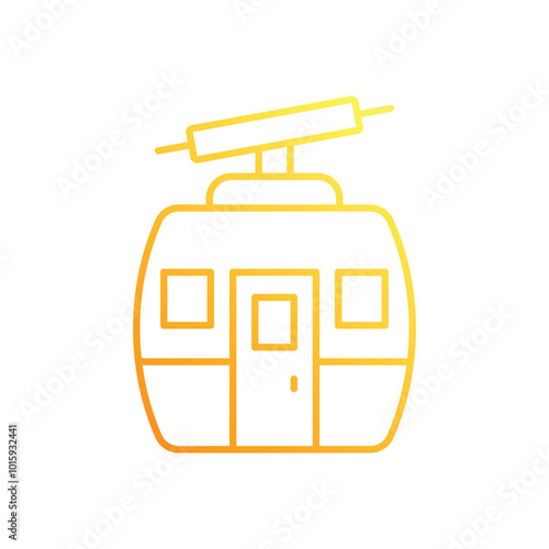 Cable Car vector icon
