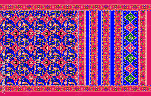 multi abstract pattern sari design art collection.