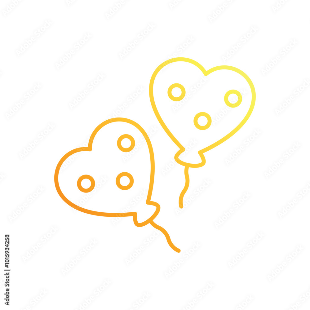 Christmas Balloons vector icon Christmas Balloons vector icon