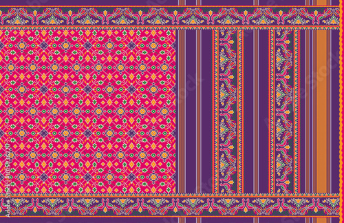 multi abstract pattern sari design art collection.