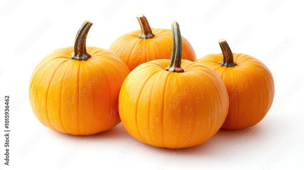 Obraz premium Pumpkins on white background stock image