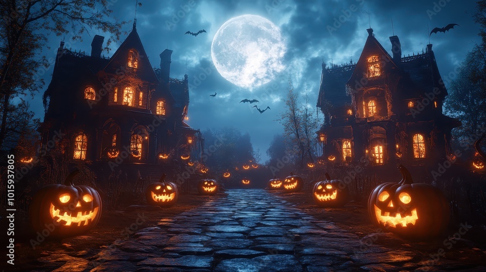 Halloween backdrop Halloween backdrop