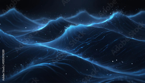 Abstract waves background