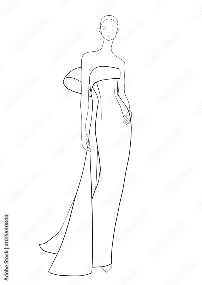 Fashion Sketch Illustration 7 Fashion Sketch Illustration 7