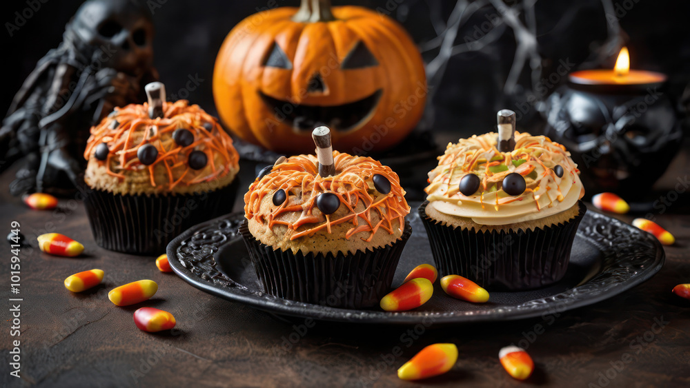 halloween pumpkin cupcakes halloween pumpkin cupcakes