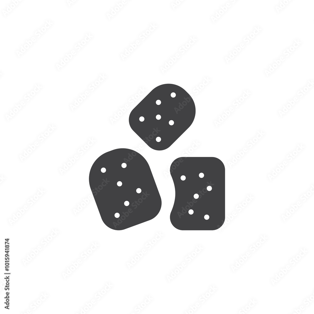 Chicken nuggets vector icon Chicken nuggets vector icon