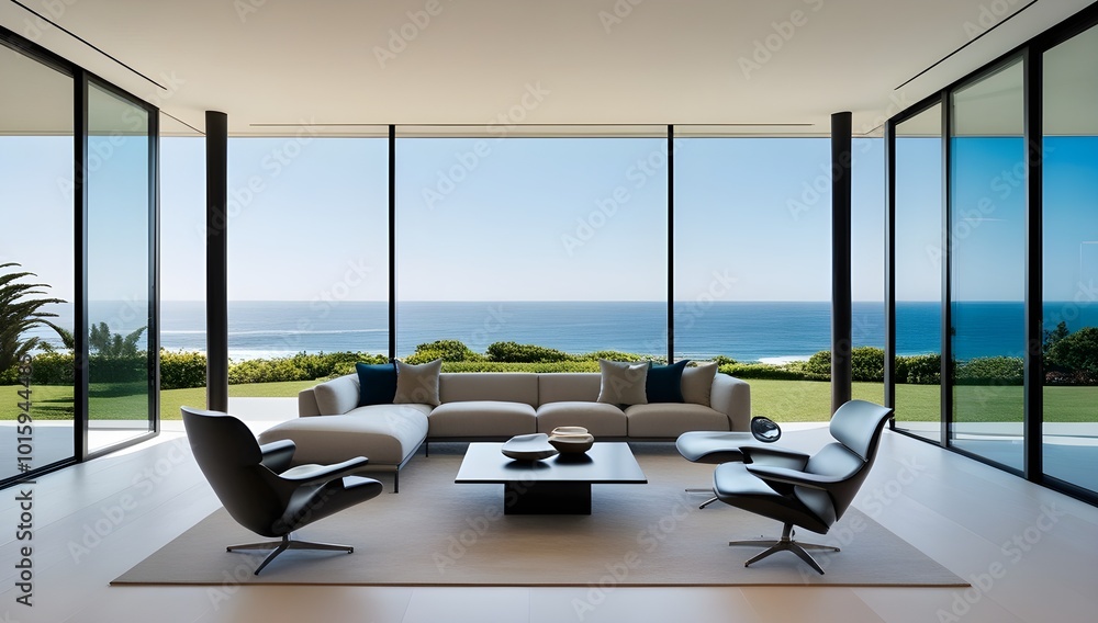 Luxury house in Dubai with contemporary art deco interior, featuring designer furniture and expansive glass windows showcasing stunning views of the city skyline and iconic skyscrapers. Luxury house in Dubai with contemporary art deco interior, featuring designer furniture and expansive glass windows showcasing stunning views of the city skyline and iconic skyscrapers.