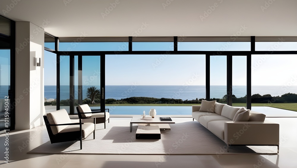 Luxury house in Dubai with contemporary art deco interior, featuring designer furniture and expansive glass windows showcasing stunning views of the city skyline and iconic skyscrapers. Luxury house in Dubai with contemporary art deco interior, featuring designer furniture and expansive glass windows showcasing stunning views of the city skyline and iconic skyscrapers.