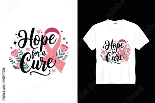 hope for a cure t shirt design or cancer poster design cancer quotes typography t shirt