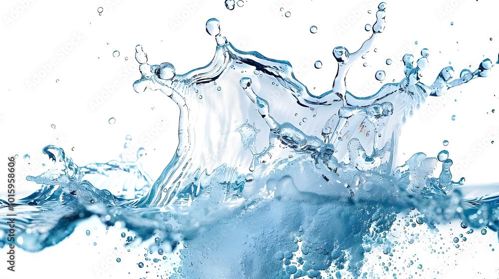 water liquid splash isolated on white background. water liquid splash isolated on white background.
