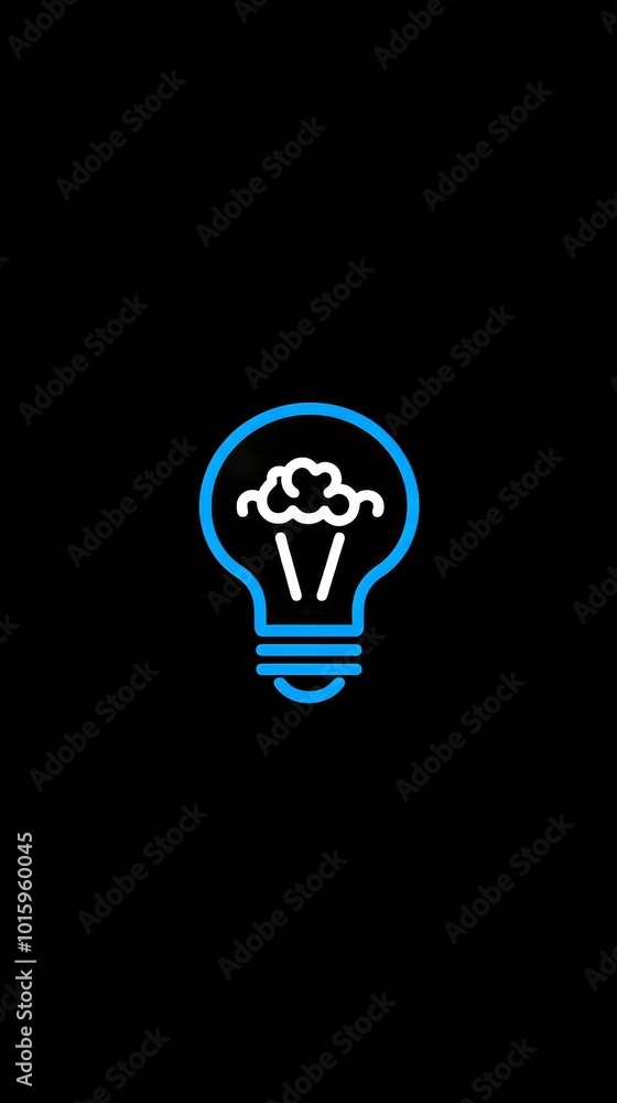 Showcase a captivating idea symbol with a clean and modern design, featuring a lightbulb or brain icon that radiates creativity and innovation, perfect for representing groundbreaking thoughts Showcase a captivating idea symbol with a clean and modern design, featuring a lightbulb or brain icon that radiates creativity and innovation, perfect for representing groundbreaking thoughts