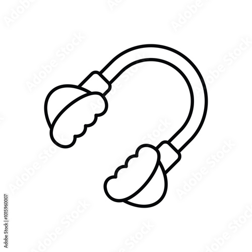 Earmuffs  vector icon