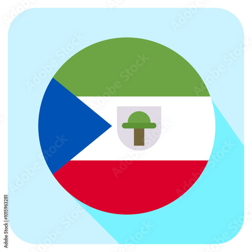 Vector Icon for Equatorial Guinea, country, national, flag, world flag