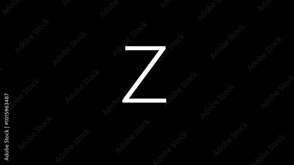 Human alphabet on a black background Human alphabet on a black background