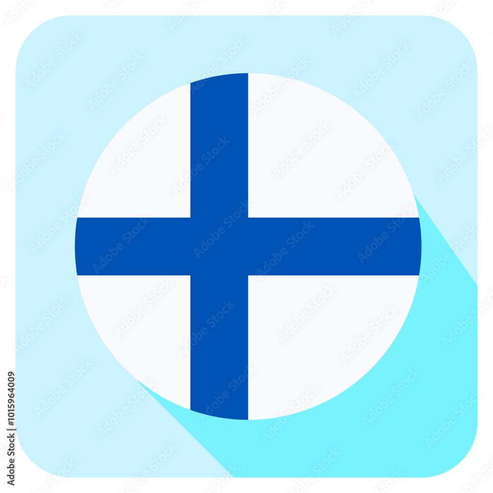 Vector Icon for Finland, country, national, flag, world flag Vector Icon for Finland, country, national, flag, world flag