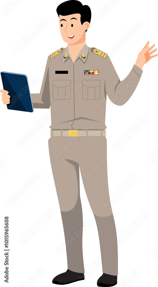 man cartoon Asian character modern style avatar