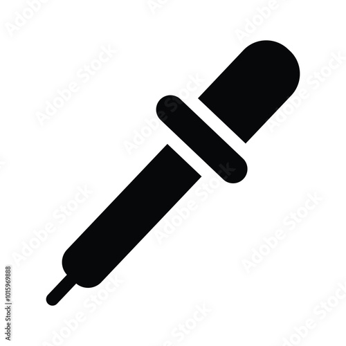 A dropper tool, representing precision, color picking, or medical use