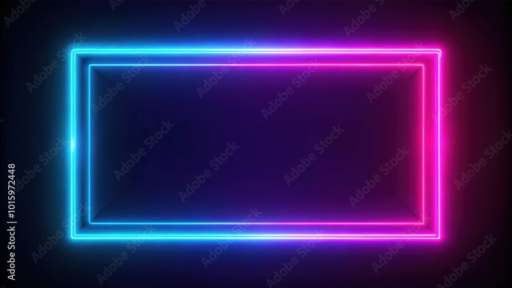 Neon border frame with a moving neon square and rectangle shape, Neon, border, frame, sign, rectangle, square, animation Neon border frame with a moving neon square and rectangle shape, Neon, border, frame, sign, rectangle, square, animation