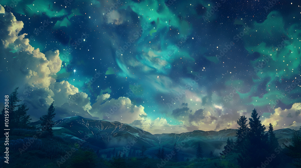 landscape of aurora landscape of aurora