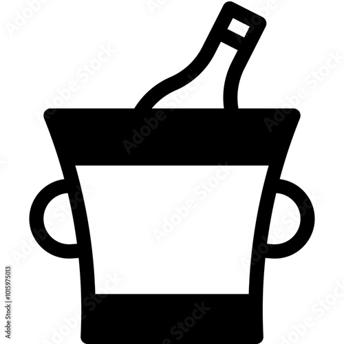 bucket, Ice Bucket, beverage, bottle, beer Icon