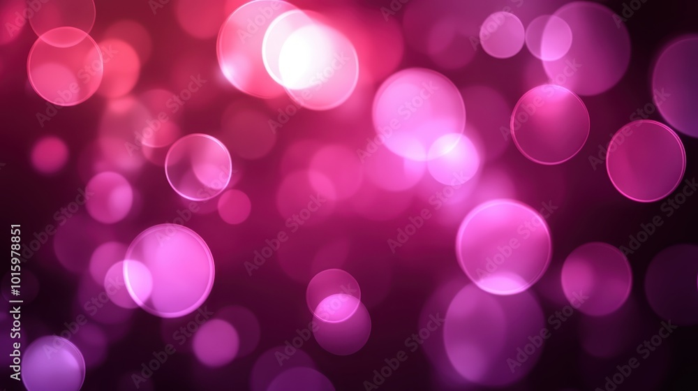 Radiant pink bokeh lights background for vibrant design Radiant pink bokeh lights background for vibrant design