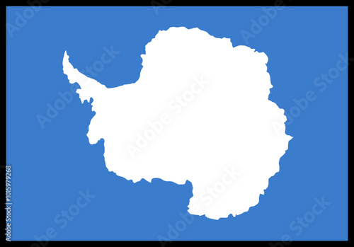 ANTARCTICA Flag rectangle Icon