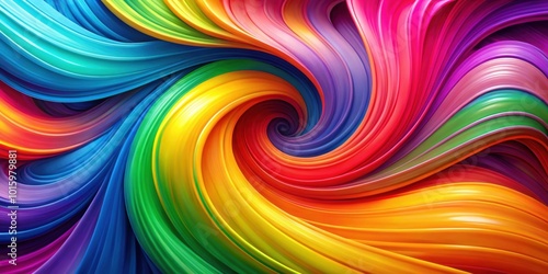 Colorful abstract background with swirls of vibrant colors and dynamic shapes, abstract, colorful, background, vibrant, swirls