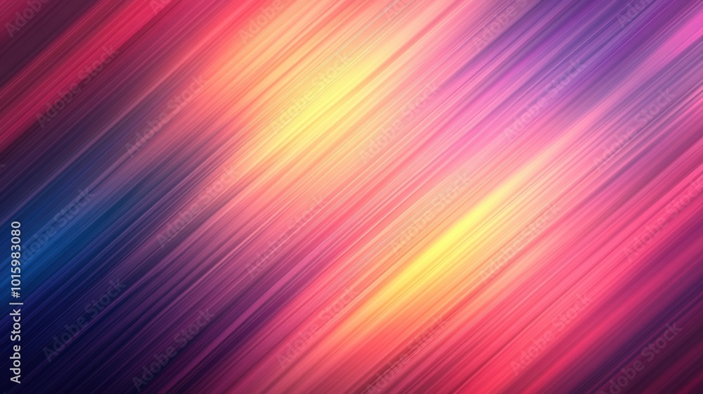 Obraz premium Vibrant abstract diagonal stripes background in pink blue hues