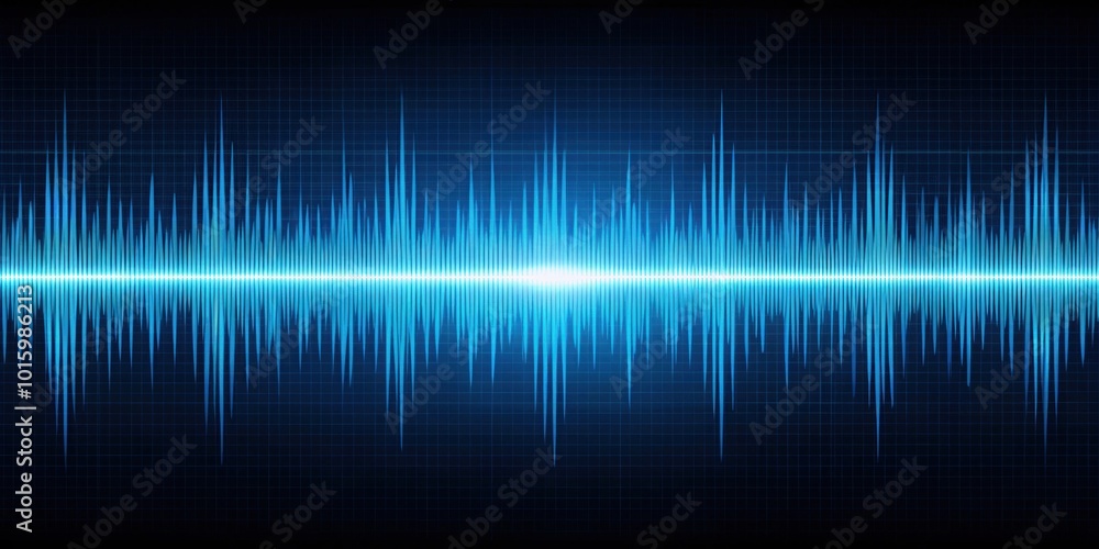 Audio waveform blue equalizer graphic, music, sound, technology, digital, visualization, frequency, volume, wave Audio waveform blue equalizer graphic, music, sound, technology, digital, visualization, frequency, volume, wave