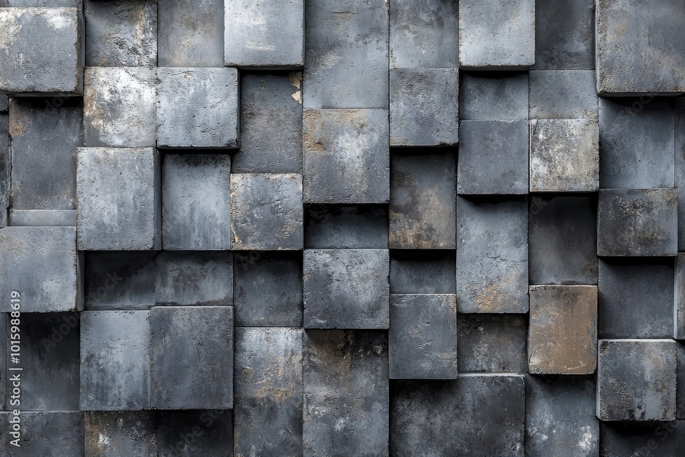 Gray Concrete Block Wall Texture Background Gray Concrete Block Wall Texture Background