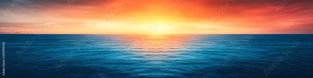 stunning sunset over the ocean stunning sunset over the ocean