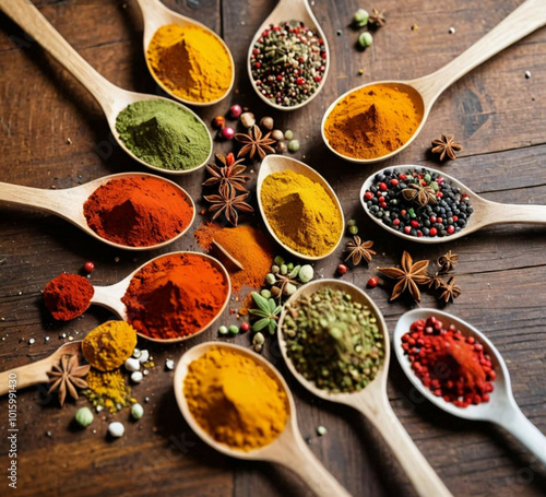 Fototapeta Naklejka Na Ścianę i Meble -  spices and herbs