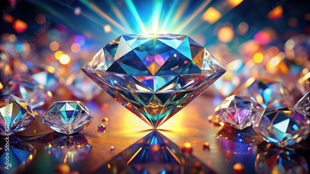 render of abstract diamond facets diffraction background, diamond, facets, abstract, diffraction, background, render render of abstract diamond facets diffraction background, diamond, facets, abstract, diffraction, background, render