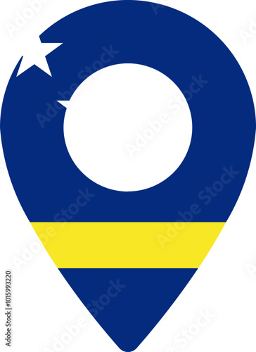CURACAO Flag In Pin
