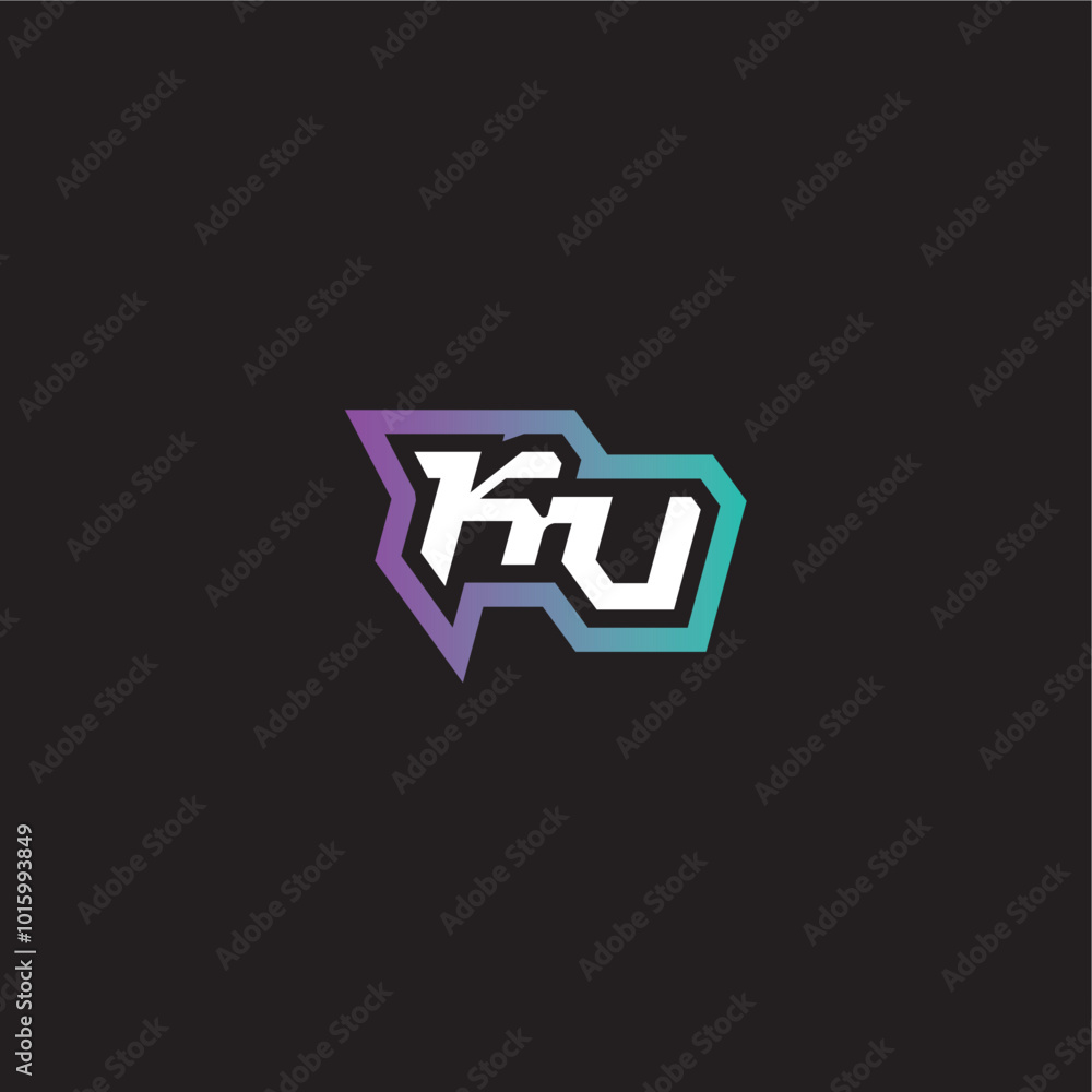 modern esport gaming monogram logo letter dynamic and bold concept KV modern esport gaming monogram logo letter dynamic and bold concept KV