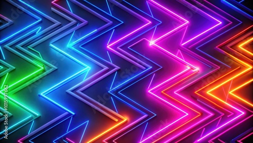 Abstract neon light arrows background, neon, light, arrows, abstract, glow, vibrant, colorful, futuristic, dynamic