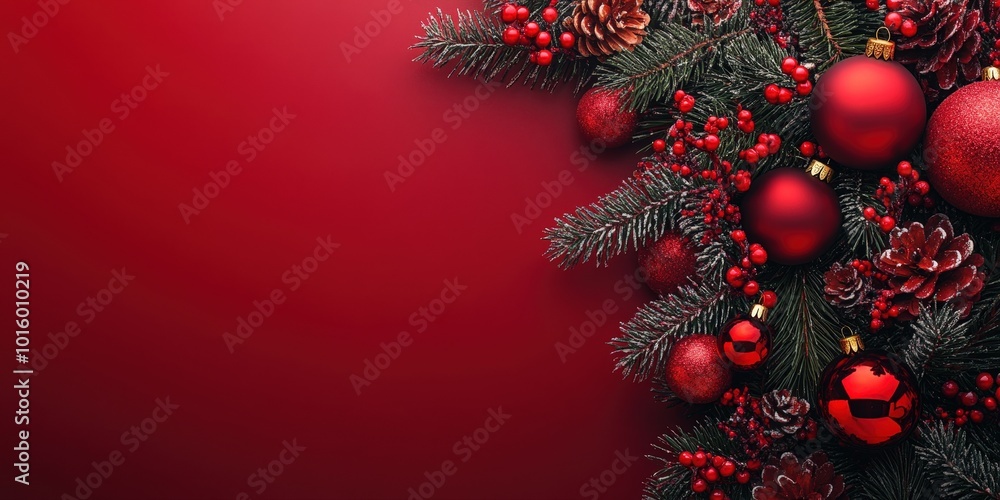 Minimalist Christmas Banner Template Design Minimalist Christmas Banner Template Design