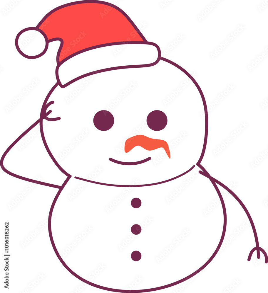 Christmas Snowman Icon