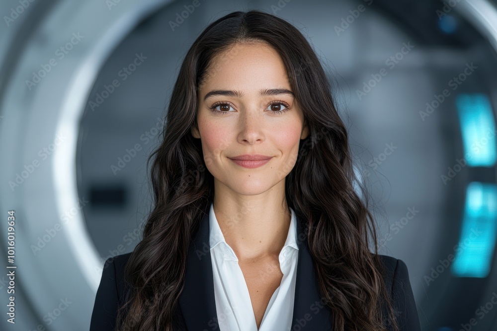 Fototapeta premium Confident businesswoman in formal attire