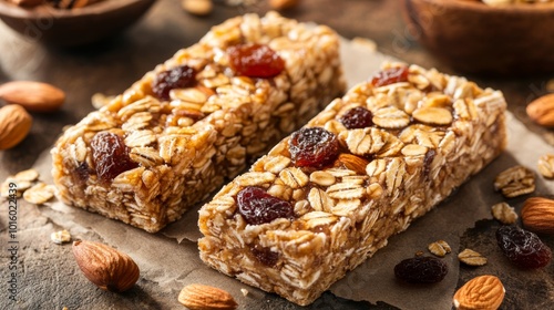 Delicious Homemade Granola Bars Packed with Oats and Nuts