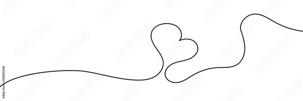 Heart one line. Continuous one line art drawing heart vector. Hand drawn heart continuous line drawing. Heart one line. Continuous one line art drawing heart vector. Hand drawn heart continuous line drawing.