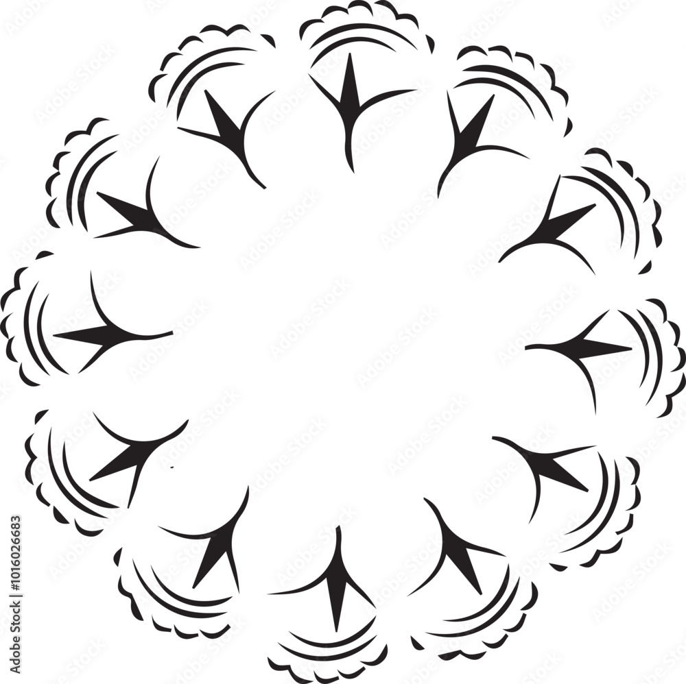 Beautiful flower art and mandala vector design Beautiful flower art and mandala vector design