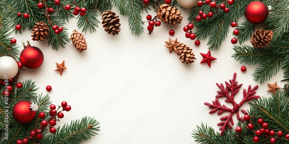 Minimalist Merry Christmas Banner Template Design Minimalist Merry Christmas Banner Template Design