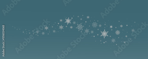 Winter background, snowflakes on a beautiful background, Christmas background for cards, snowfall. Snowy nature landscape, winter dust png.