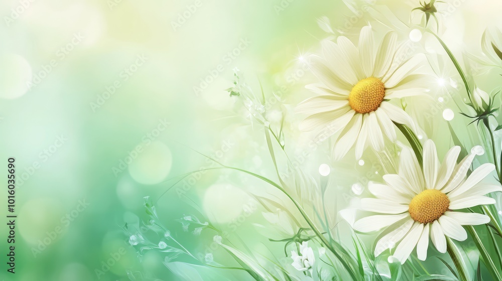 Daisy Flower Background Generative Ai Daisy Flower Background Generative Ai
